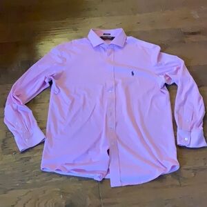 Polo by Ralph Lauren Pink Dress Shirt Classic Design
